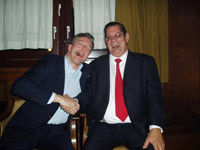 Rene van Hoven and Don Jose Navarro